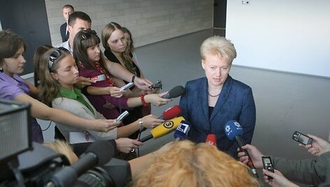 Prezidentė D. Grybauskaitė Nacionalinėje dailės galerijoje
