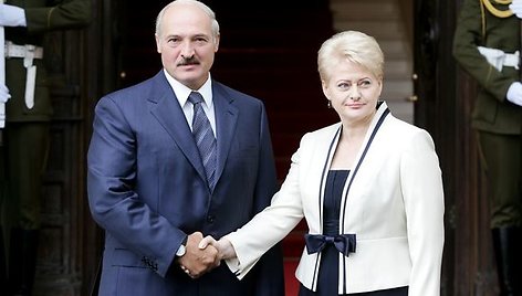 A.Lukašenka su prezidente D.Grybauskaite