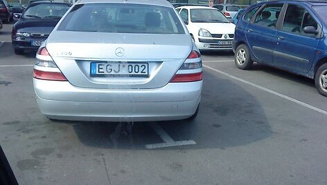 Enrikos užfiksuotas pažeidimas