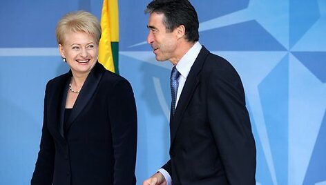 D.Grybauskaitė ir Rasmusenas