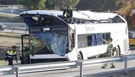 Autobusu važiavusių mokinių amžius svyruoja nuo 15 iki 16