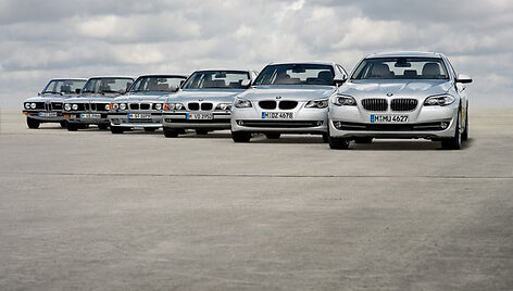 Visi BMW 5 modeliai