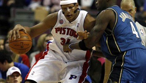 „Pistons“ ir „Wizards“ rungtynių akimirkos