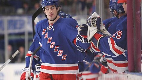 Niujorko &bdquo;Rangers&ldquo;nusileido &bdquo;Red Wings&ldquo; ekipai