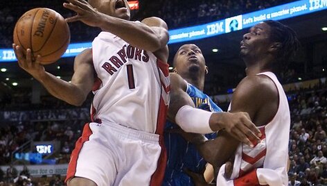 &bdquo;Hornets&ldquo; ir &bdquo;Raptors&ldquo; dvikova