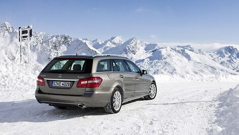 E klasė su &bdquo;4MATIC&ldquo; sistema