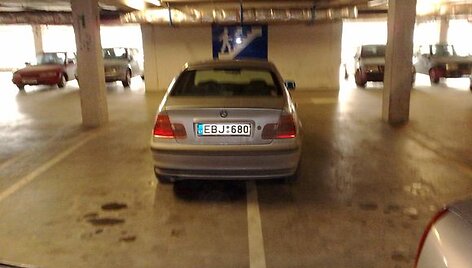 Užfiksuotas pažeidimas