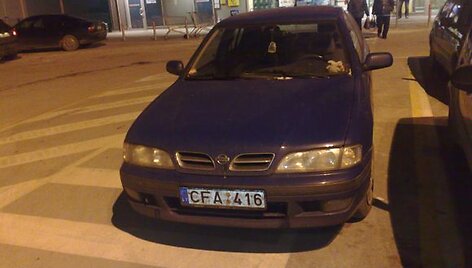 Užfiksuotas pažeidimas