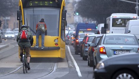 Budapešte sutriko viešojo tranporto eismas