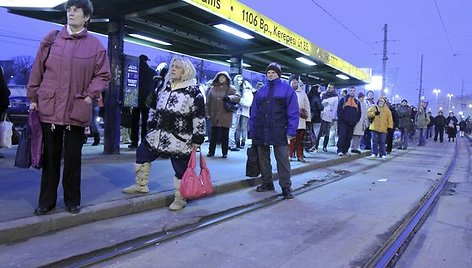 Budapešte sutriko viešojo tranporto eismas