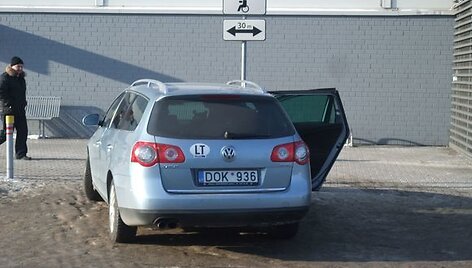 Užfiksuotas pažeidimas