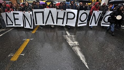 Masiniai protestai Graikijoje