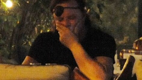 Mickey Rourke'ą su drauge Anastassija Makarenko