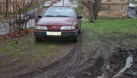 Užfiksuotas pažeidimas