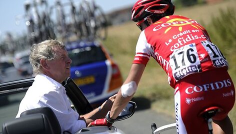 &bdquo;Tour de France&ldquo; lenktynių akimirka