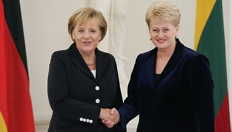 D.Grybauskaitė ir A.Merkel