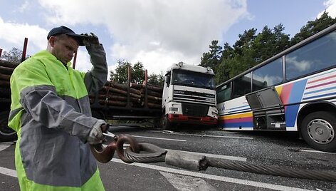 Avarija Vokietijos greitkelyje