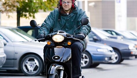 Foto naujienai: Linas Kunigėlis be automobilio