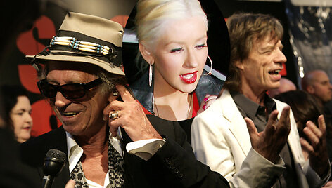 Foto naujienai: Rolling Stones būgnininkas nepažino Christinos Aguileros