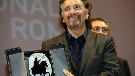 Foto naujienai: Alas Pacino atidarė Romos kino festivalį