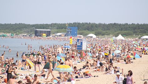 Palanga sulaukė vasarotojų antplūdžio