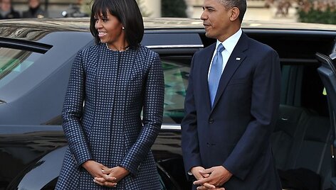 Barackas Obama inauguracijos dieną pradėjo nuo apsilankymo bažnyčioje. 