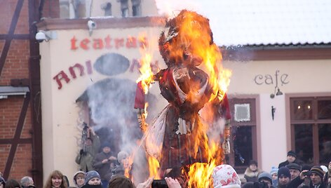 Užgavėnių &scaron;ventės Klaipėdoje akimirkos