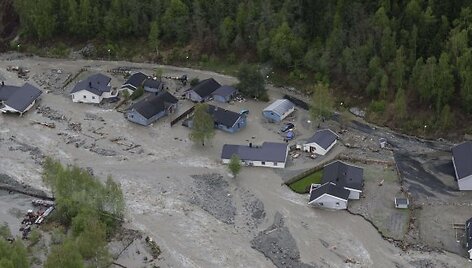 Potvynis Norvegijoje