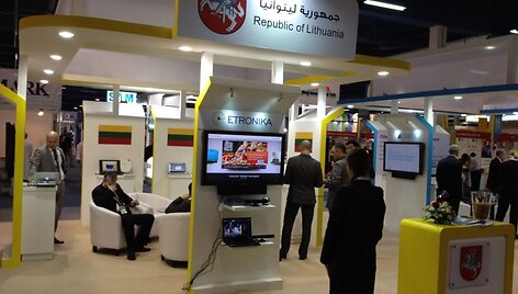 Lietuvos stendas IT ir telekomunikacijų technologijų parodoje &bdquo;Comex Oman&ldquo;. 