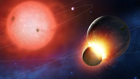 Saulei iš raudonosios milžinės virstant baltąja nykštuke ji praras didžiąją dalį savo masės ir visos planetos nutols. Tai gali destabilizuoti jų orbitas ir planetos gali vienos su kitomis susidurti. 