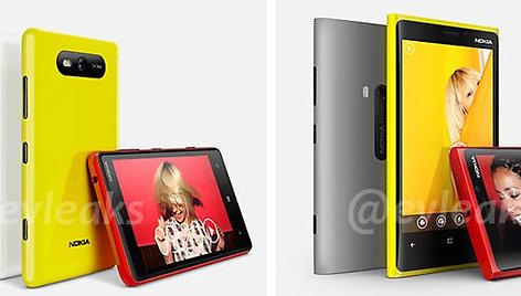 Internete nutekėjo tariamos „Nokia Lumia 820“ (k.) ir „Lumia 920“ nuotraukos.