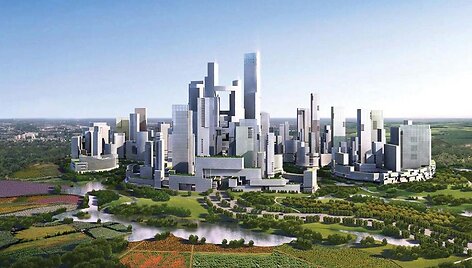 Būsimasis Čengdu Tianfu miestas sunaudos 48 procentais mažiau energijos ir 58 procentais mažiau vandens nei įprastas tokio dydžio miestas.