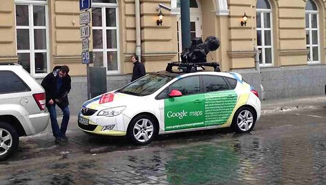 Tokie &bdquo;Google&ldquo; automobiliai fotografavo Lietuvos gatves &bdquo;Street View&ldquo; projektui