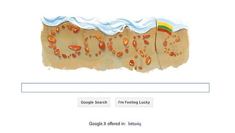 &bdquo;Google&ldquo; sveikina lietuvius su Valstybės atkūrimo diena