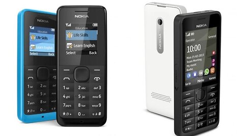 Telefonai &bdquo;Nokia 105&ldquo; (k.) ir &bdquo;Nokia 301&ldquo;. 