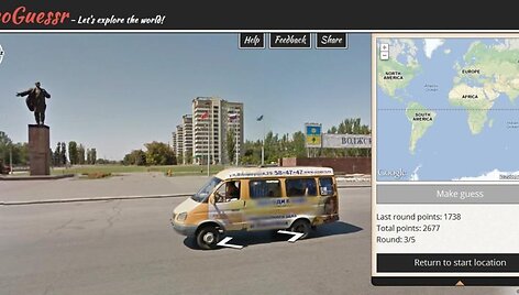 Žaidimas &bdquo;GeoGuessr&ldquo;