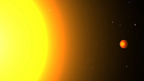 Egzoplaneta &bdquo;Kepler 78b&ldquo; savo žvaigždę apskrieja vos per 8,5 valandos.