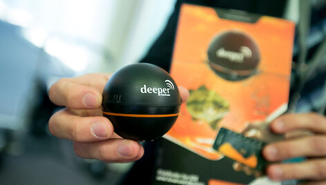 I&scaron;manusis žuvų ie&scaron;kiklis &bdquo;Deeper&ldquo;
