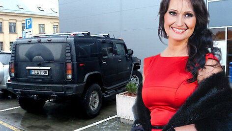 Automobilis &bdquo;Hummer H2&ldquo; priklauso Ingos Budrienės vyrui.