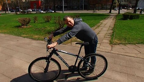 Deivydas Zvonkus įsigijo dviratį