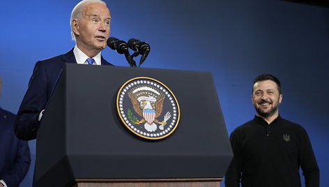 Joe Bidenas ir Volodymyras Zelenskis