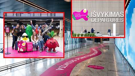 Vilniaus oro uostas laikinai tapo &bdquo;Vilnius Pinkternational Beetport&ldquo;