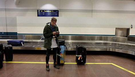 Donatas Montvydas Stokholmo oro uoste