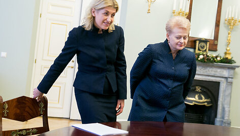 Liana Ruokytė-Jonsson ir Dalia Grybauskaitė