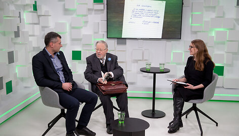 Vytautas Landsbergis ir Mindaugas Mikalauskas