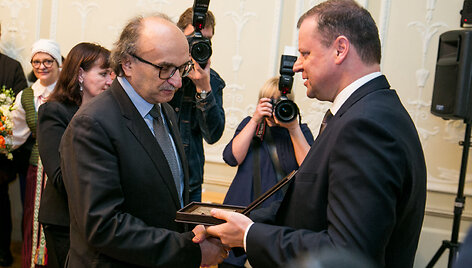 Algimantas Černiauskas ir Saulius Skvernelis