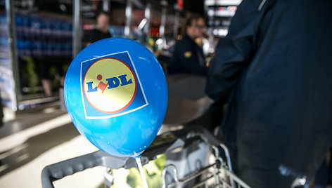 „Lidl“ parduotuvės atidarymo akimirka