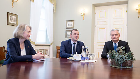 Virginijus Sinkevičius ir Gitanas Nausėda