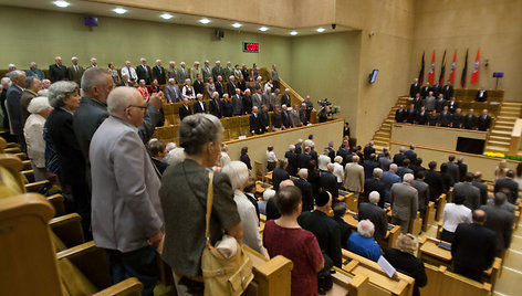 Iškilmingas minėjimas seime