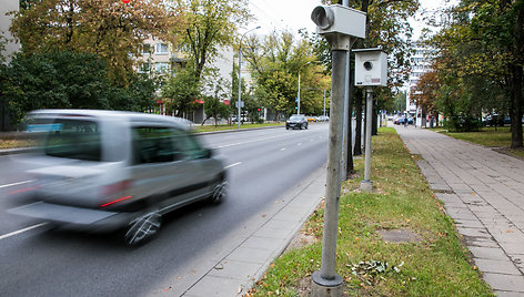 Greičio matuoklis Antakalnio gatvėje